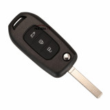 For Renault 3-key folding remote control car key 433 frequency 4A chip
