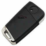 For Volkswagen Golf 7 Skoda car key case 3-key modification folding replacement key case