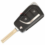 For  2 button -key Toyota Hilux folding remote control car key BA2TA 433MHz with H-8A chip