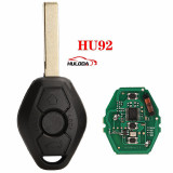 For  3 button key BMW remote control car key CAS2 315/433/868Mhz ID46 chip