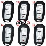 For Nissan 3/4/5 button remote key blank