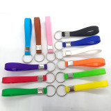 Customizable silicone bracelet, silicone keychain, luminous bracelet, customized name, printed logo pattern