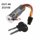 2521.68 252168 Ignition Starter Switch With 2 Keys For Citroen C15 2000- 2006