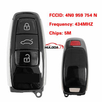 MLB Original 3 1 Button 434MHZ 5M Chip for Audi A8 2017-2021 Smart Key Remote Control FCC ID 4N0 959 754 N Keyless Go CN008188
