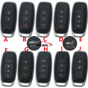 For Nissan Teana Smart Remote Smart Key shell Multiple styles to choose without logo