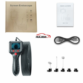 Portable pipeline endoscope with screen, 8mm lens, high-definition camera, all-in-one machine, industrial endoscope detector