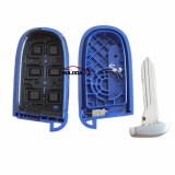Blue 5Buttons Smart Remote Key Shell for Scat Pack/392/DAYTONA/HEMI/Challenger for Trackhawk Hellcat SRT FCC M3N-40821302