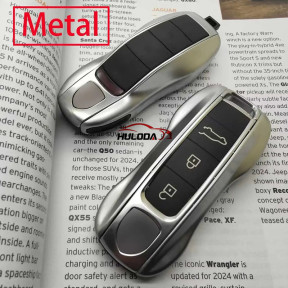Metal Car Smart Remote Key Case Fob Cover Shell for Porsche Panamera Spyder Carrera Macan Boxster Cayman Cayenne 911 970 981 991