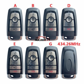 Aftermarket For Ford Next Gen Everest Raptor MK5 Taurus Mustang 2023 Smart Key  434.26MHz  HITAG PRO 49 Chip Keyless Go