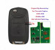 Original For 2020-2023 Chevrolet Captiva Flip Folding Remote Key 433MHz ASK With 47 HITAG3 7961X Chip 3 Buttons