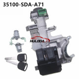 Ignition Switch Cylinder Lock Auto Trans + 2 KEYS For  03-11 Honda Accord CRV Fit Civic Odyssey 35100-SDA-A71