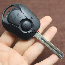 For SSANGYONG Rexton KORANDO RX7 Uncut hy22 key Blade Key FOB Cover Case Replacement 2 Buttons Remote Key Shell Case