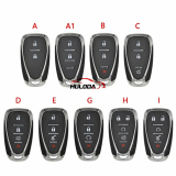 Aftermarket Smart Car Key  For Chevrolet Camaro Equinox Cruze Malibu Spark Fob ID46 PCF7952 434MHZ  HYQ4EA HYQ4AA