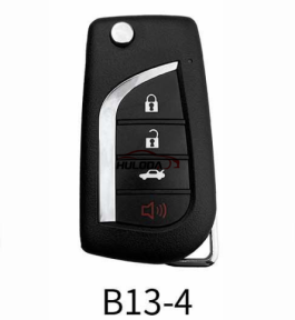 For Toyota style 4 button remote key B13-4 For mini KD and KD-X2 
