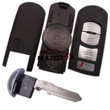 2/3/4 Buttons remote key shell For Mazda X-5 Summit Axela Atenza M3 M6 CX-5 Auto Remote Key