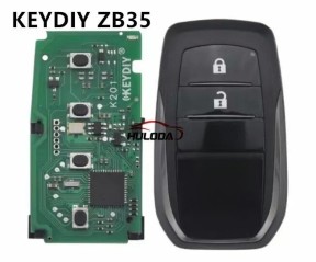 KEYDIY for Toyota style  ZB35-2 button smart remote key used for KD-X2 KD-MAX generate