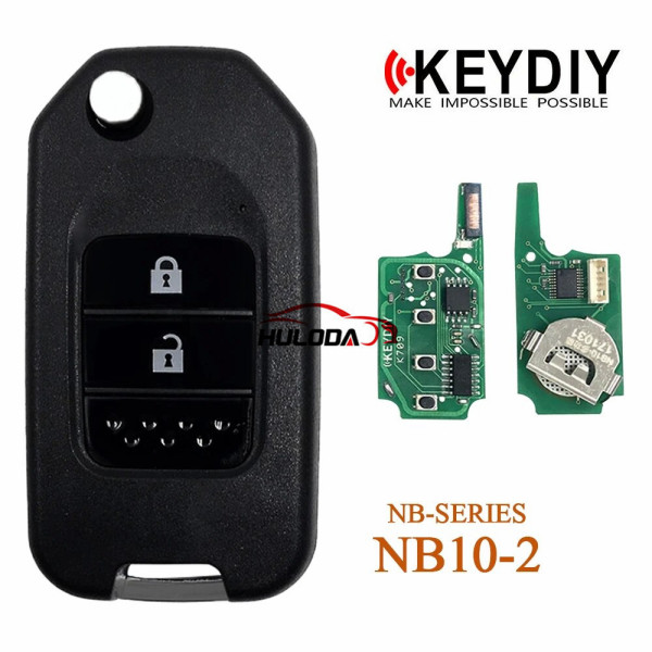 For Honda style 2 button keyDIY remote  NB10-2 universal   For mini KD and KD-X2 generate new keys