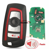 For BMW 3 5 7 Series 2009-2016 CAS4 F System Fob KR55WK49863  ID49  PCF7945 chip  CAS4  315/433/868Mhz Smart Remote Key KeylessGo