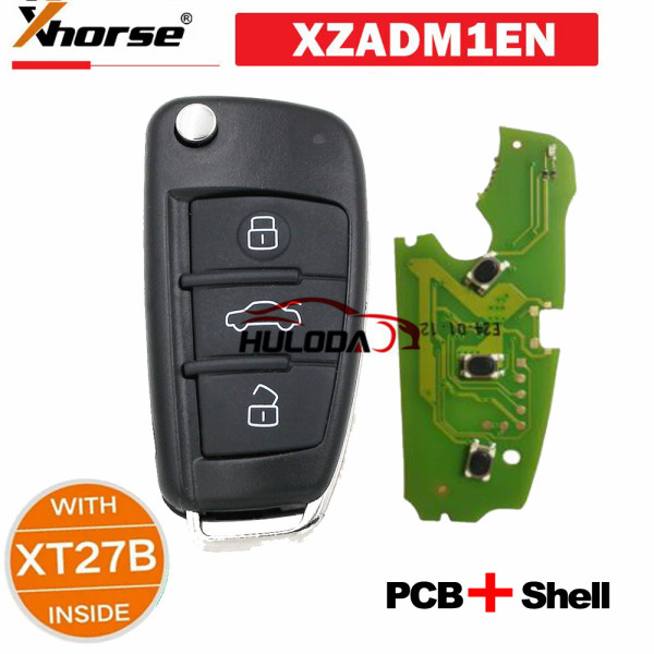 XHORSE XZADM1EN XZ Series MQB48 for Audi Special PCB Board within XT27B chip work with VVDI VVDI2 