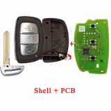 XHORSE XZHY84EN 3 Buttons Special PCB Board Exclusively for Hyundai Models with shell