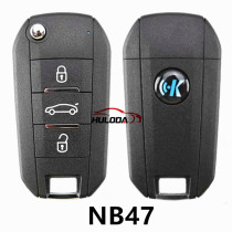 KEYDIY for Peugoet 508 style NB47 3 button smart remote key used for KD-X2 KD-MAX generate KEYDIY for Peugoet 508 style NB47 3 button smart remote key used for KD-X2 KD-MAX generate