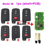 For Xhorse XSTO01EN Toyota XM38 Smart Key 4D 8A 4A All in One with Key Shell Supports Rewrite Please select shell