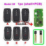 For Xhorse XSTO01EN Toyota XM38 Smart Key 4D 8A 4A All in One with Key Shell Supports Rewrite Please select shell