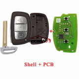 XHORSE XZHY84EN 3 Buttons Special PCB Board Exclusively for Hyundai Models with shell
