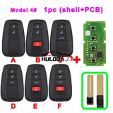 For Xhorse XSTO01EN Toyota XM38 Smart Key 4D 8A 4A All in One with Key Shell Supports Rewrite Please select shell