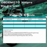 Newest version Motorbike Scanner with Diagnostic Functions ECU Programmin Horse Power functions better than MST-3000