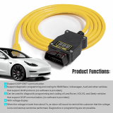 GODIAG GT109 DOIP-ENET Diagnostic Programming Cable for Vehicles Supporting DOIP Protocol with Voltage Display Function