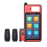 Autel MaxiIM KM100E Key Fob Programming Immobilizer Tool 2PCS Autel IKEY for 60s Key Generation OBD IMMO Key Learning on 99% Car