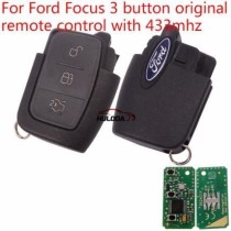 For Ford Focus and mondeo 3 button remote control with 433mhz original  PCB and aftermarket shell