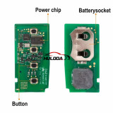 IKEYTY8A3T IKEYTY8A3P IKEYTY8A4TP Autel Toyota Universal Smart Key Toyota 8A Chip Remote work with Autel IMMO Tool KM100, IM508, IM608, Lock, Unlock, Trunk, Panic