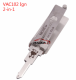 For Renault VAC102  flat key  2 in 1 decoder and lockpick only for ignition lock