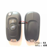 For  the new  Opel  folding remote control, 18 models of Opel folding remote control key, original 4A chip