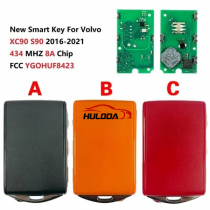 For Volvo New Smart Key 433.92mhz 8AChip Car Key FobRemote for Volvo S60S40 s90 Xc40 Xc60Xc90 V60 V90 2019-2024 PN:32256980 FCC: YGOHUF8423