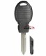 For Chrysler Y170 transponer Key blank can put TPX long chip and Ceramic chip 