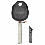 For Hyundai transponer Key blank with HYN18 blade   CLK PLUG can put TPX long chip and Ceramic chip 