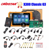 OBDSTAR X300 Classic G3 A1 A2 Key Programmer for Car/HD/E-Car/Motorcycles/Jet Ski Get Free Key Sim and Motorcycle IMMO Adapters