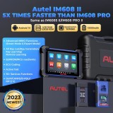 Autel MaxiIM IM608II IM608 PRO II Full IMMO Key Programmer Set J2534 ECU Programming Coding Scan Tool Bi-Directional Control
