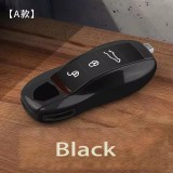Solid Color ABS for Porsche Panamera Macan 718 Taycan 911 Cayman Boxster 9ya 971 Remote Smart Car Key Case Cover Fob Accessories