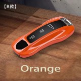 Solid Color ABS for Porsche Panamera Macan 718 Taycan 911 Cayman Boxster 9ya 971 Remote Smart Car Key Case Cover Fob Accessories