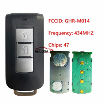 For Mitsubishi Igor Outlander Jinjie Intelligent Remote Control GHR-M014-434MHz with 47 Chip