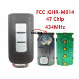  For Mitsubishi Xpander Eclipse 3button -key smart key GHR-M014 434MHz  with 47 CHIP