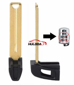 For Toyota  emergency key blade ourtside is flat inside is groove