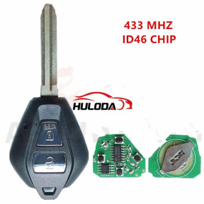  For Isuzu D-Max Holden Colorado Auto Key Control Replacement 2 Buttons 433.92MHz ID46 Chip Remote Smart Car Key