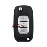 For Benz smart 3 button remote key shell without logo