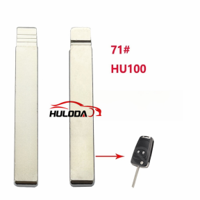 HU100 filp key blade For Chevrolet Cruze for opel for buick
