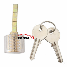 Visible for Locksmith Supplier Practice Training Skill Cutaway Inside Copper Padlock Tool for Locksmith Supplier Practice